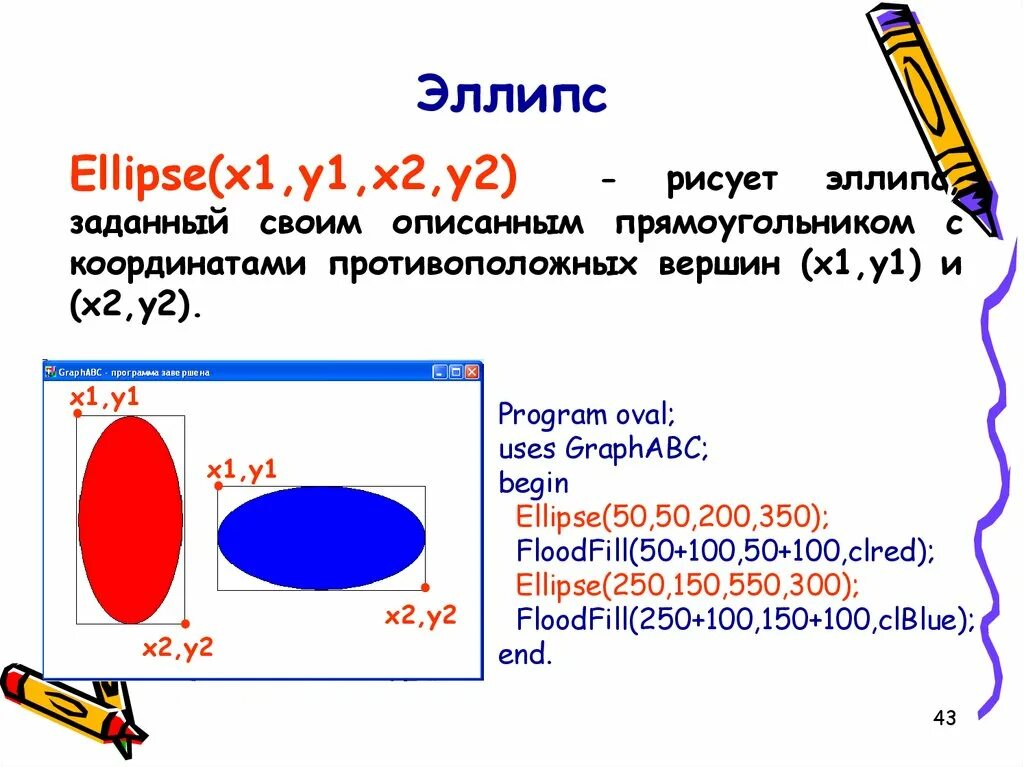 Программа овалы