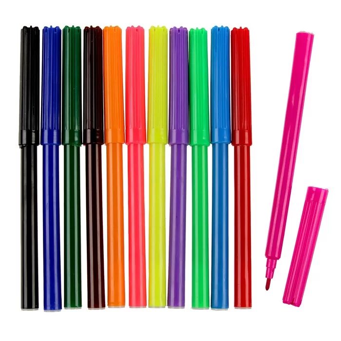 Фломастеры 12 цветов(вентилируемые колпачки). Фломастеры devente panda 12шт 5081212. 12 маркеров. "фломастеры 12цв centropen                              , , набор". Коробка фломастеров.