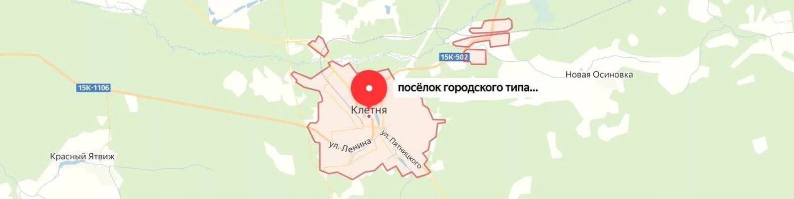 Клетня погода карте