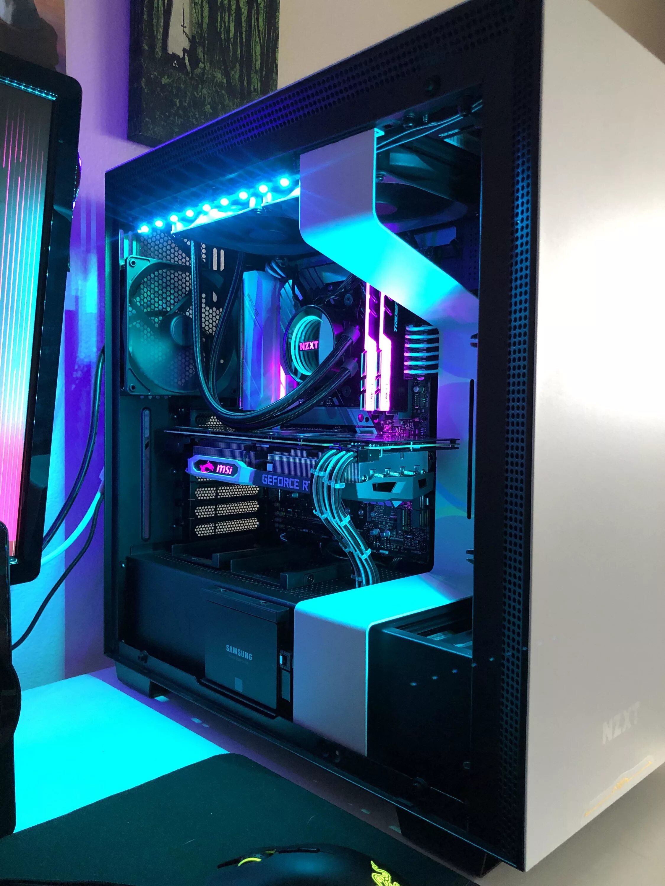 RTX 2070 В ПК. Корпус NZXT 2022. Сборки ПК NZXT. NZXT h8.