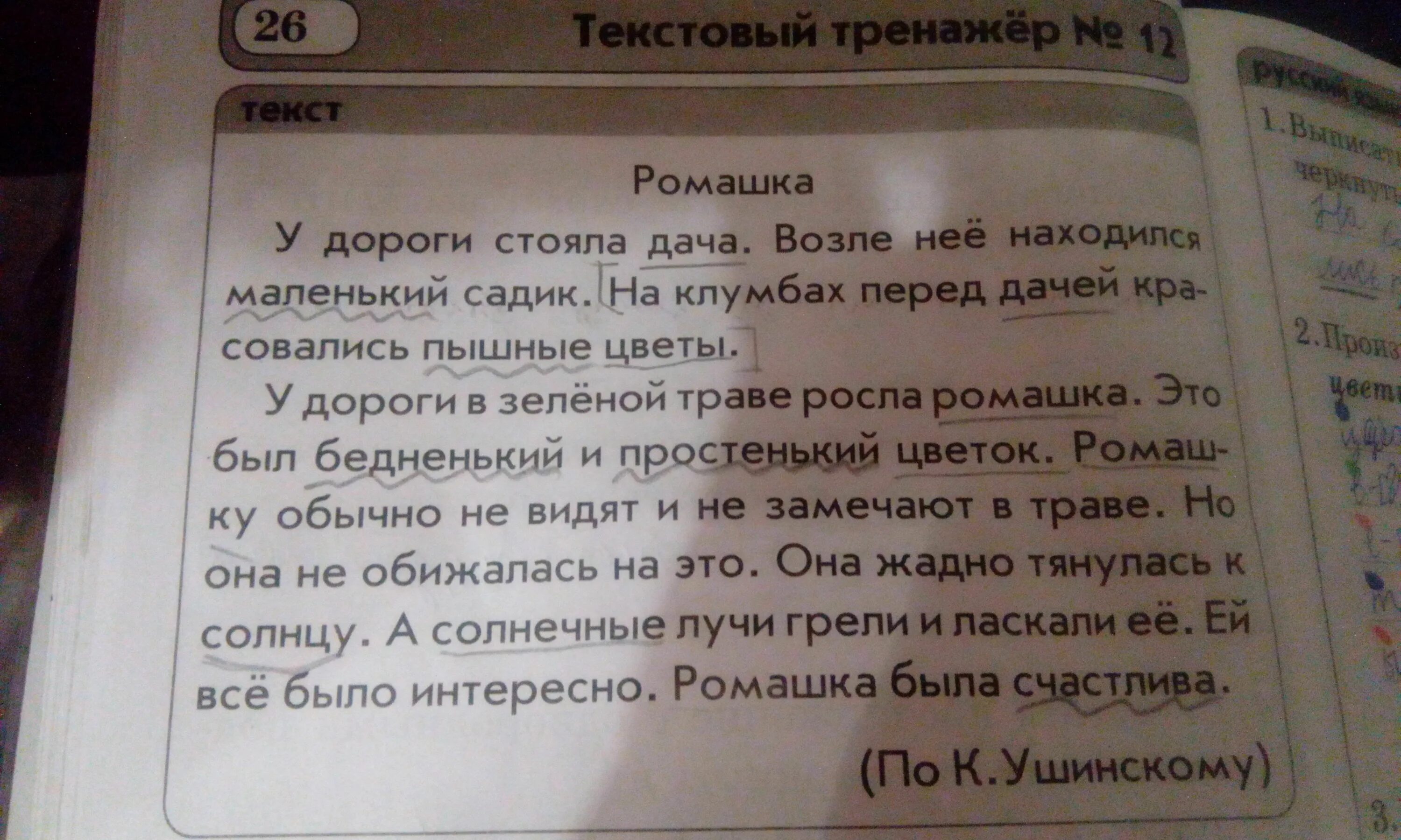 Выпишите слова с уменьшительными суффиксами. Разбор по составу уменьшительно ласкательные суффиксы. Текстовый тренажер ответы. Текстовый тренажер 2 класс. Ромашка уменьшительно ласкательные.