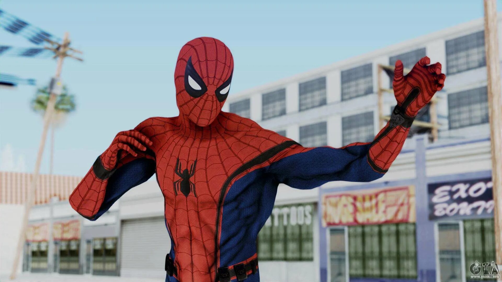 ГТА 5 человек паук. 8 Color Spiderman GTA 5.