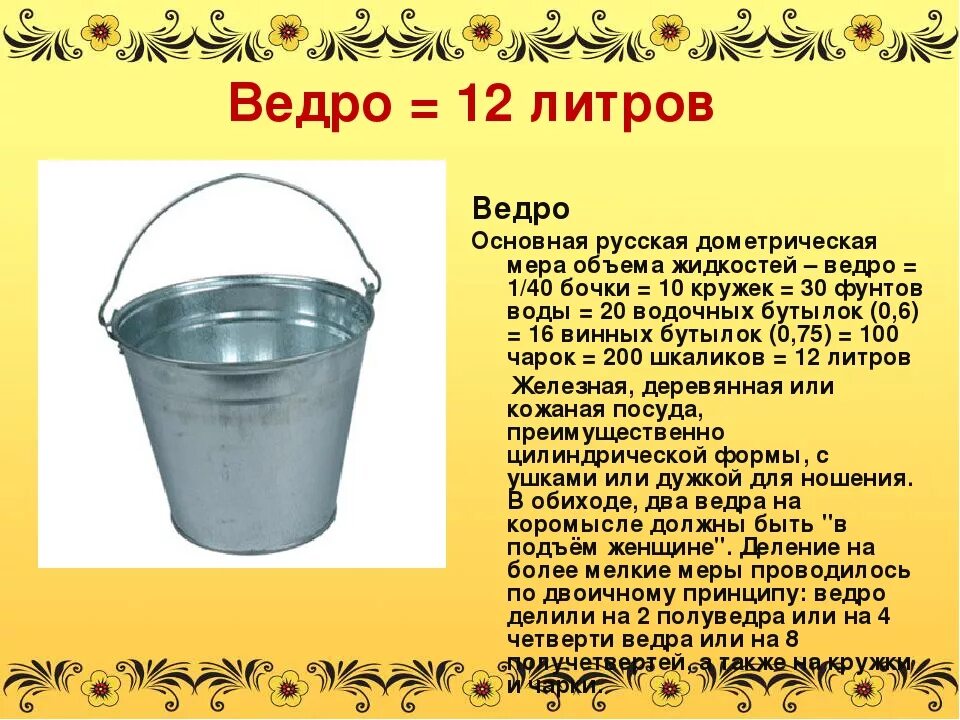 5 литров воды в м3. Ведро 12 литров. Объем ведра. Емкость ведра. Ведро Литраж.