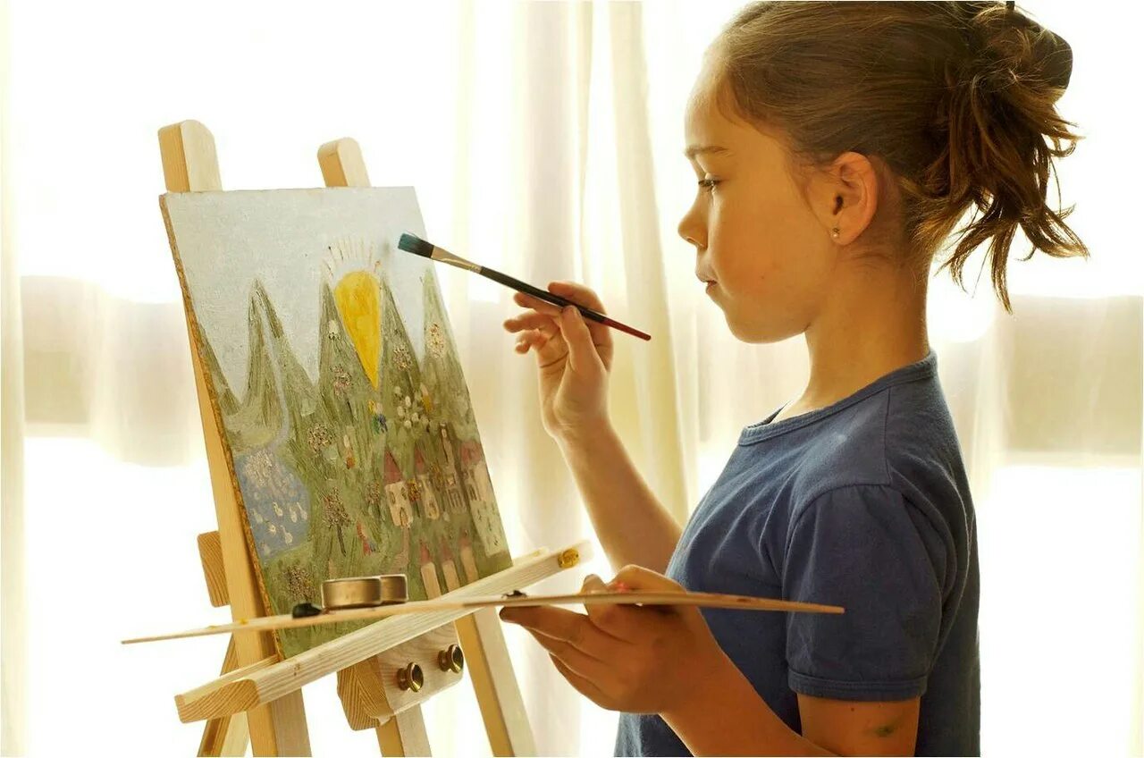 I m painting a picture. Художественное творчество. Изо для детей. Художественное рисование для детей. Уроки живописи для детей.