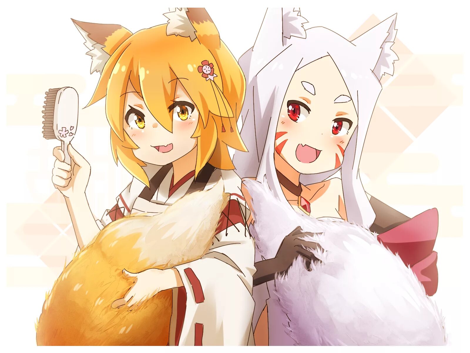 Kitsune senko san. Заботливая лиса Сэнко-Сан. Широ сенко. 800 Летняя Лисичка сенко. Широ Кицунэ.