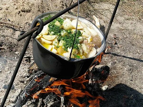 Пища в полевых условиях. Походная еда. Еда в поход. Обед в походе. Блюда в походе.