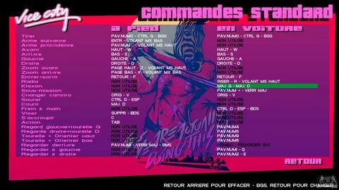 Hotline Miami Menu HD v10 для GTA Vice City.