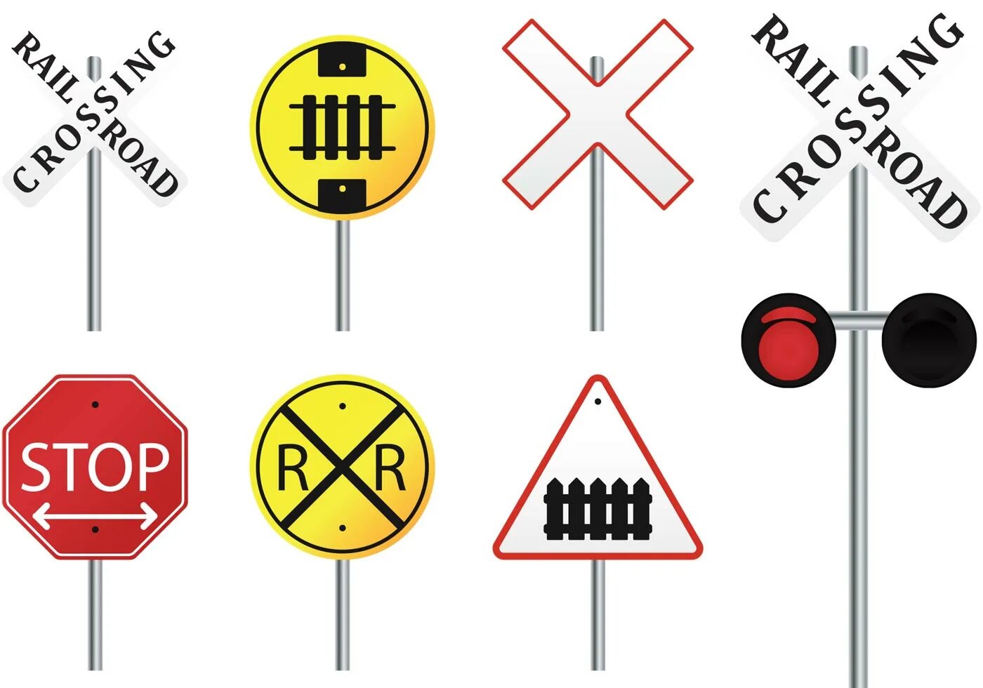 Дорожные знаки на переезде. Железнодорожные знаки. Знаки на железной дороге. Знак поезд. Дорожные знаки.