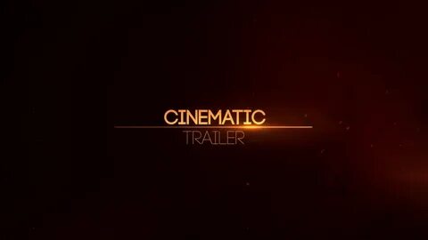 Videohive cinematic