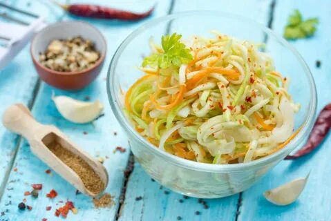 Салат морковь кабачок по корейски рецепт