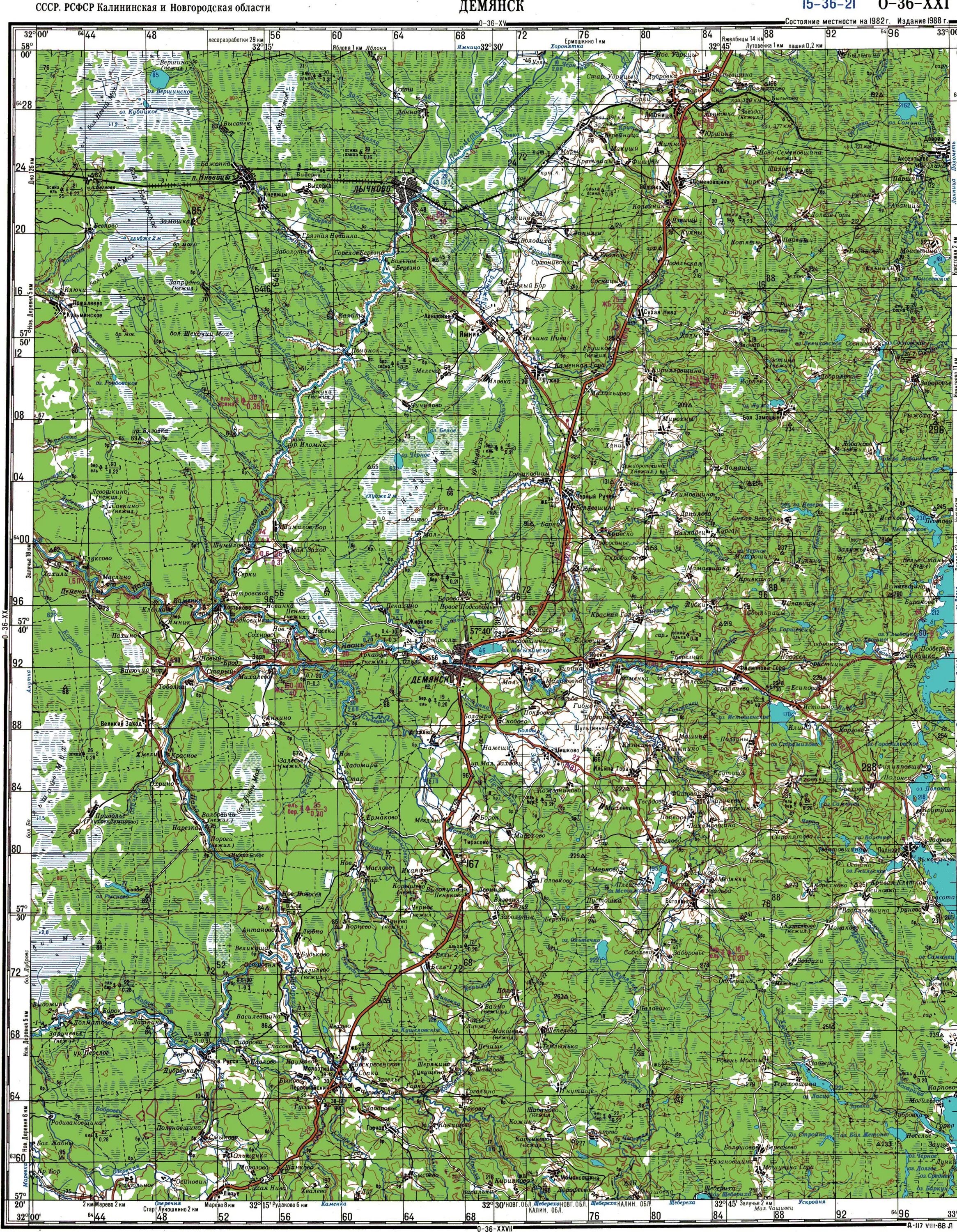 Новгородская область документы. Топографическая карта Демянского района Новгородской области. Карта Демянского района Новгородской области. Карта Демянского района Новгородской. Подробная карта Демянского района Новгородской области.