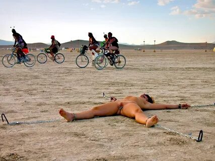Nudes from burning man.