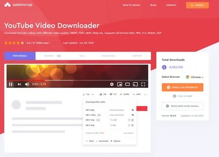 Télécharger des vidéos YouTube en utilisant des extensions Google Chrome.