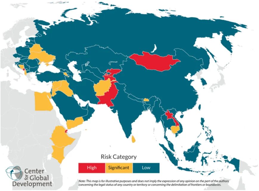 Долговой риск. Страны должники Китая. Риск страны. Страны которые зависят от Китая. Карта долгов Китая.