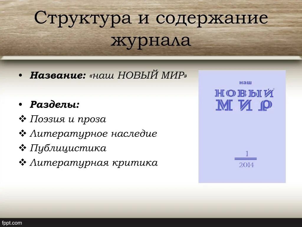 Оглавление журнала. Содержание журнала. Структура прозы. Содержание журнала пример.