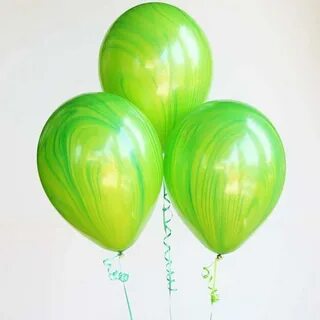 Зелено желтые шары