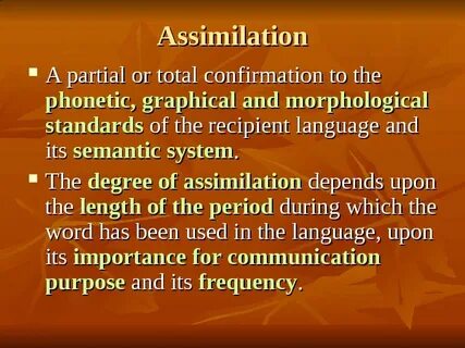 Assimilation in english phonetics