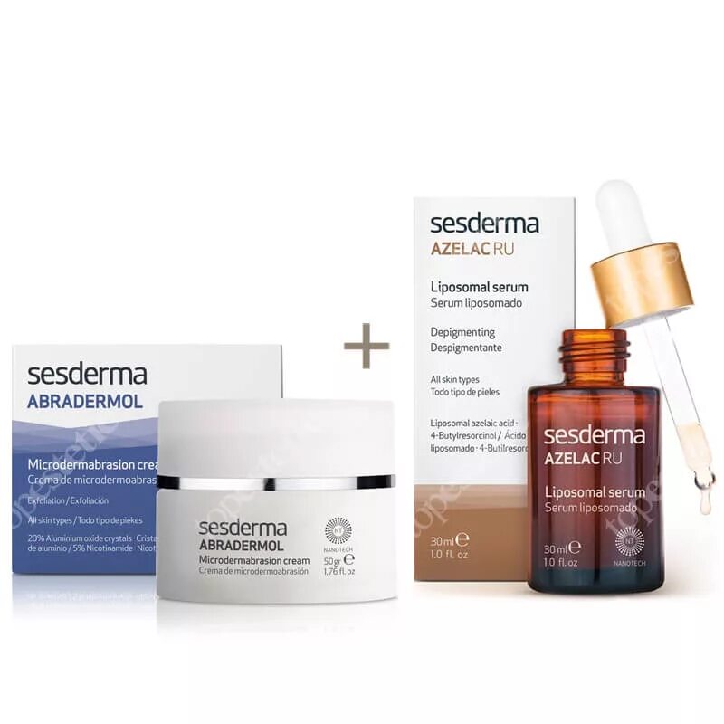 Sesderma крем розацеа. Сесдерма Lightening 250. Sesderma Abradermol Микродермабразийный крем-скраб. Азелаиновая кислота Sesderma Azelac.