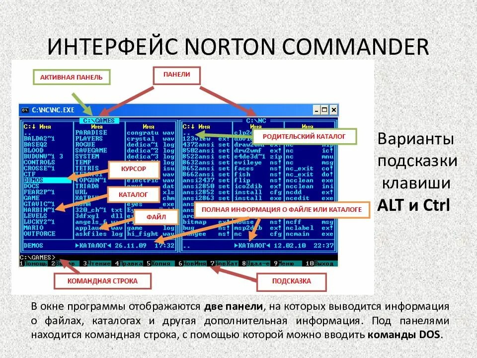Интерфейс 3. Интерфейс операционной оболочки нортон командер. программы оболочки norton commander. операционная система norton commander. оболочка ос norton commander.