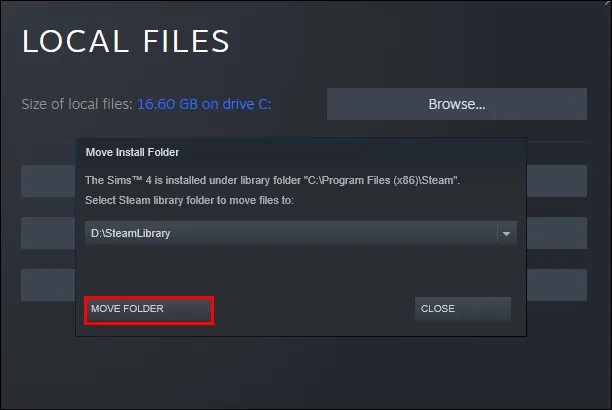 Install move