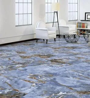 Керамогранит blue high glossy