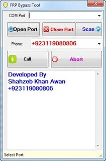Frp bypass tool