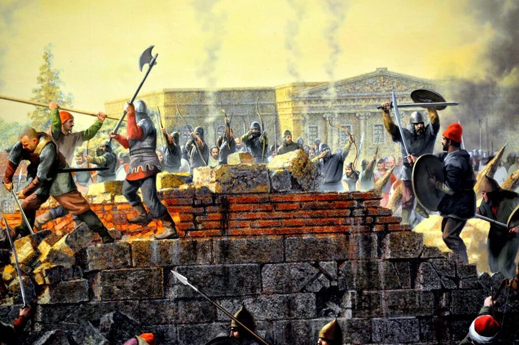 Осада Константинополя 1453. Осада Константинополя 1453 турками. Осада Константинополя 1453 арт. Штурм Константинополя 1453 год.