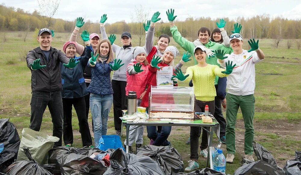 Экологические октябрьские праздники. Экосубботники Уфимский район.