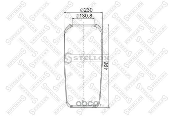 Пневмоподушка STELLOX 90-40231-SX. Пневмоподушка в сборе Scania saf HCV STELLOX 84-00112-SX. 2000059sx STELLOX. Артикулы передней подвески Ивеко Евротех.