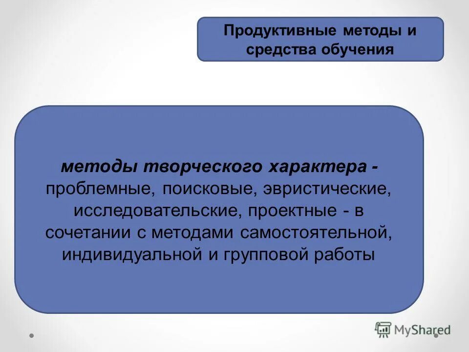 Современные технологии продуктивного обучения