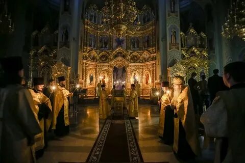 Всенощное бдение трансляция