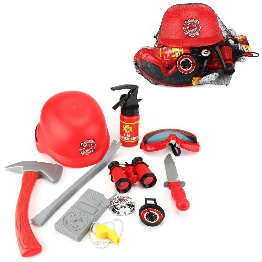 Купить пожарный комплект. Набор пожарного zy126865-r. Игровой набор пожарный 66109. Orion Toys набор пожарного. Набор пожарный 1323672.