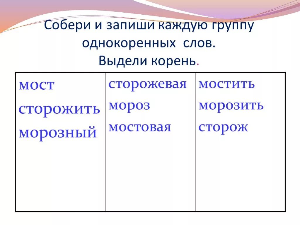 Группа слов с общим. Однокоренные слова. Группа однокоренных слов. Челнок однокоренные слова. Записать три группы однокоренных слов.