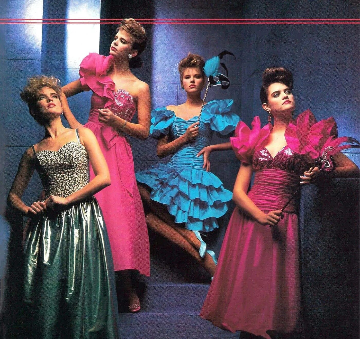 Just Seventeen - October 1990. '.fashion’s become a full-fledged... 80s prom dre