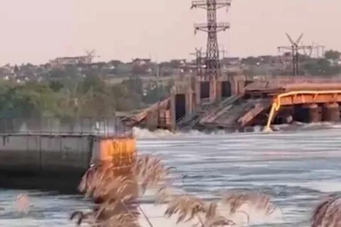 Разрушение дамбы в орске