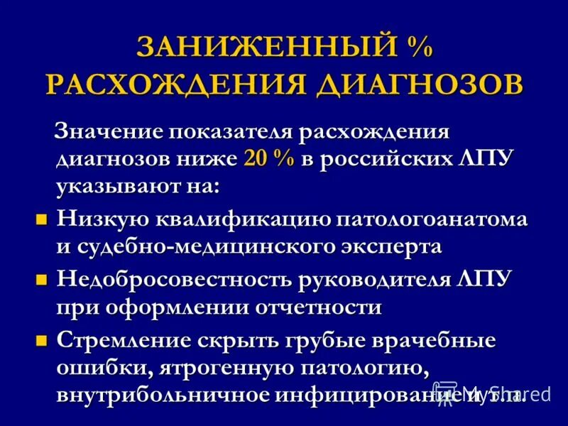 Что означает диагноз признаки. Процент расхождения диагнозов формула. Показатель расхождения диагнозов СМП И стационаров. Видами расхождения диагнозов являются. Показатель случаев расхождения диагноза.