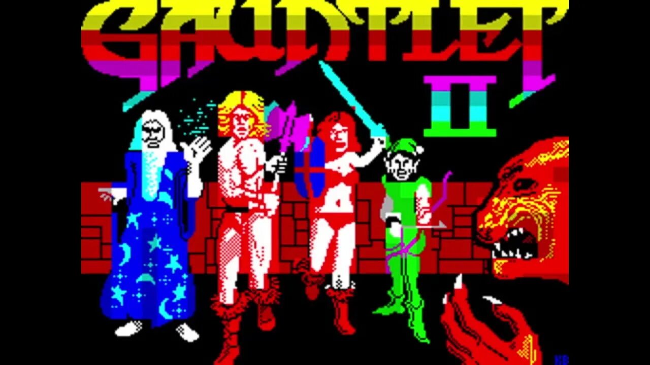 Retro game gauntlet. Игры на спектруме. zx spectrum pixel. игры на спектруме знаменитые. gauntlet (игра, 1985).