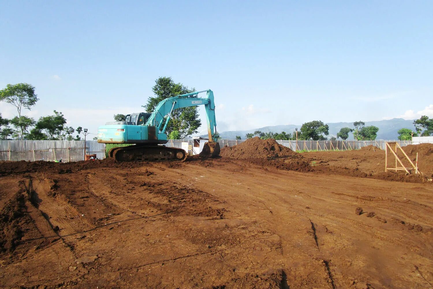 Clearing land. Land clearing. Cleared Land. Clearing.