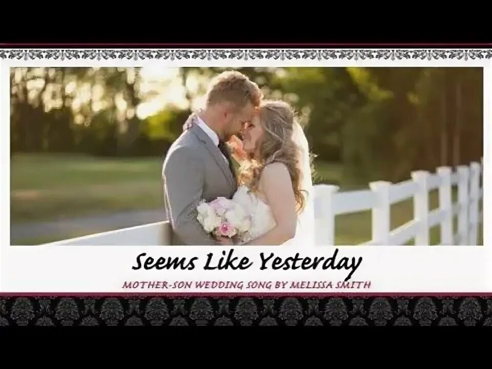 Seems like yesterday. Seems like yesterday