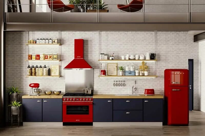 Бытовая техника красный. Холодильник Smeg fab30rrd5. Смег бытовая техника в интерьере кухни. Smeg cpf9gman. Холодильник Смег в интерьере.