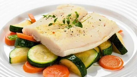 Диетический рецепт рыбы с овощами