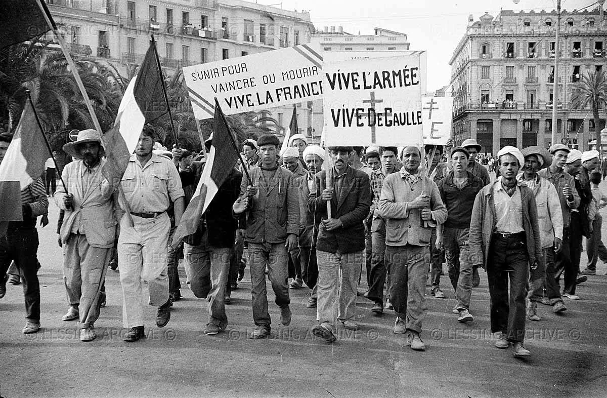 Национальное движение республика. Мятеж в Алжире 1958. Де Голль о независимости Алжира.