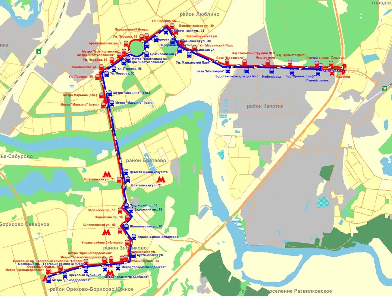 965 Автобус маршрут. Маршрут. Станция метро Капотня. Маршрут 965 автобуса Москва остановки на карте.