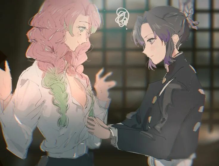 Nezuko and mitsuri semidraw