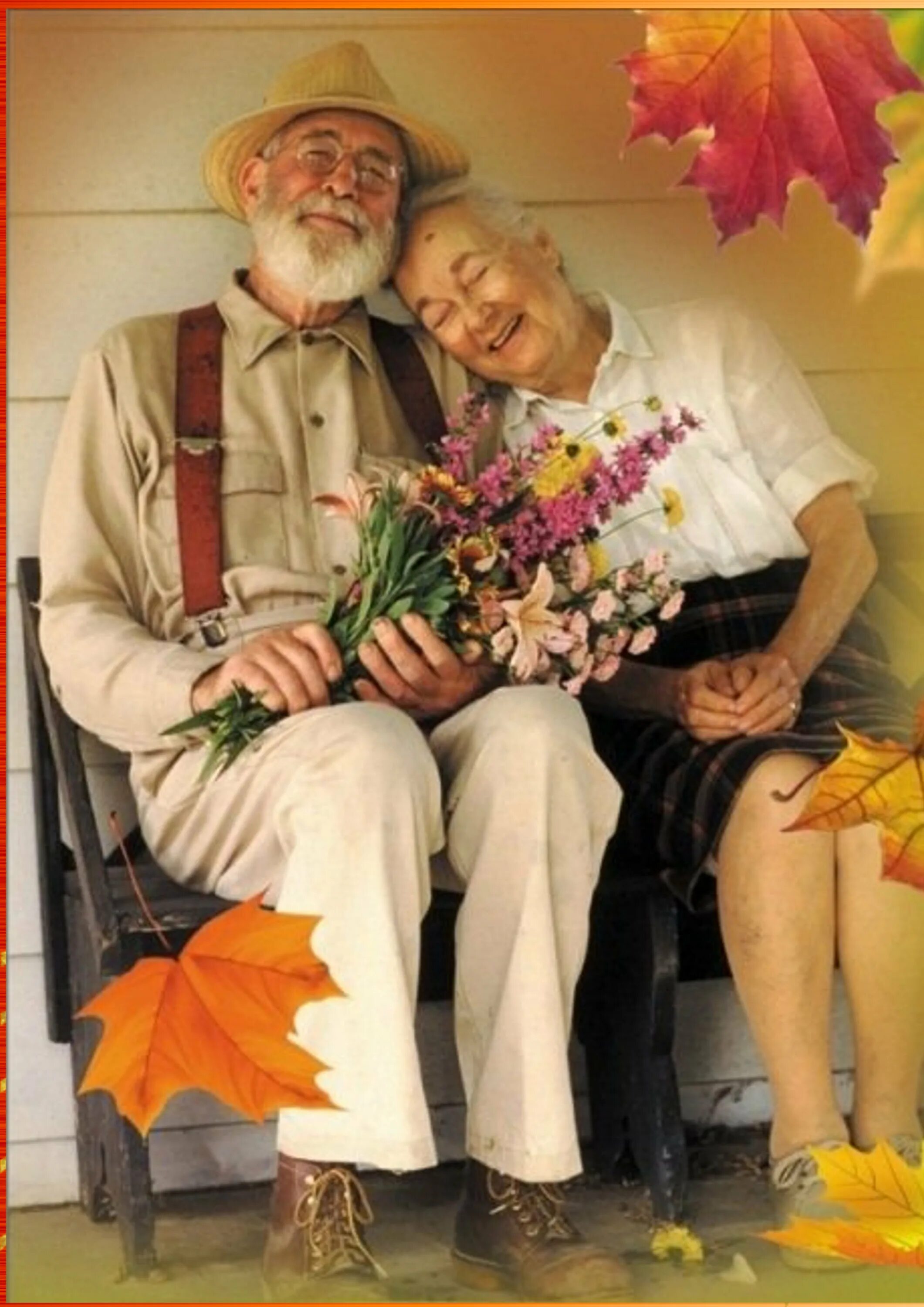 День пожилых людей. Бабушка и дедушка. Пожилые люди. Счастливая старость. Про пожилого мужчину