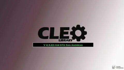 Cleo 4 для gta san andreas