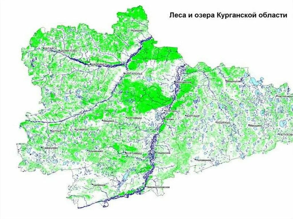 Карта курганской области с городами. Карта рельефа Курганской области. Карта озер Курганской области. Карта озер Курганской области по районам. Карта лесов Курганской области.