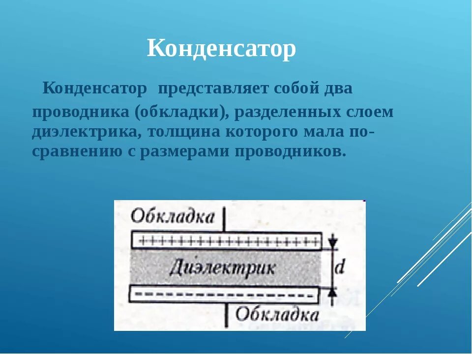 Устройство состоящее из двух проводников любой формы. Конденсатор определение. Конденсатор это в физике. Конденсатор физика. Что представляет собой конденсатор.