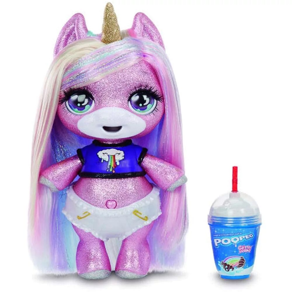 Игровой набор mga Entertainment Poopsie glitter Unicorn 561132. Пупс единорог слайм