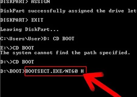 System cannot find the path specified